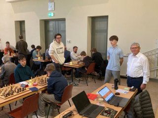 Blick in den Turniersaal